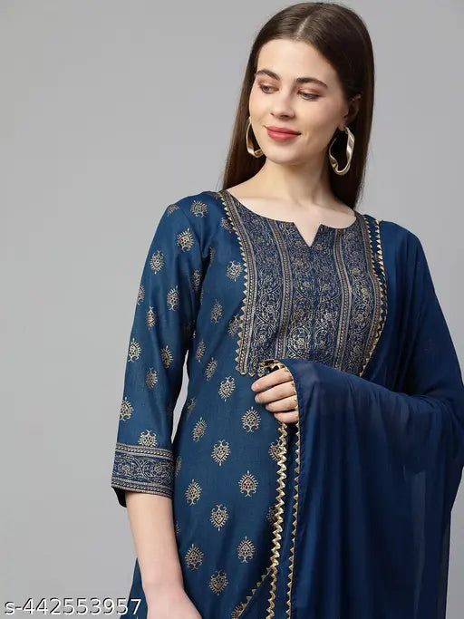 woman kurti set and dupatta women kurta sets with dupatta