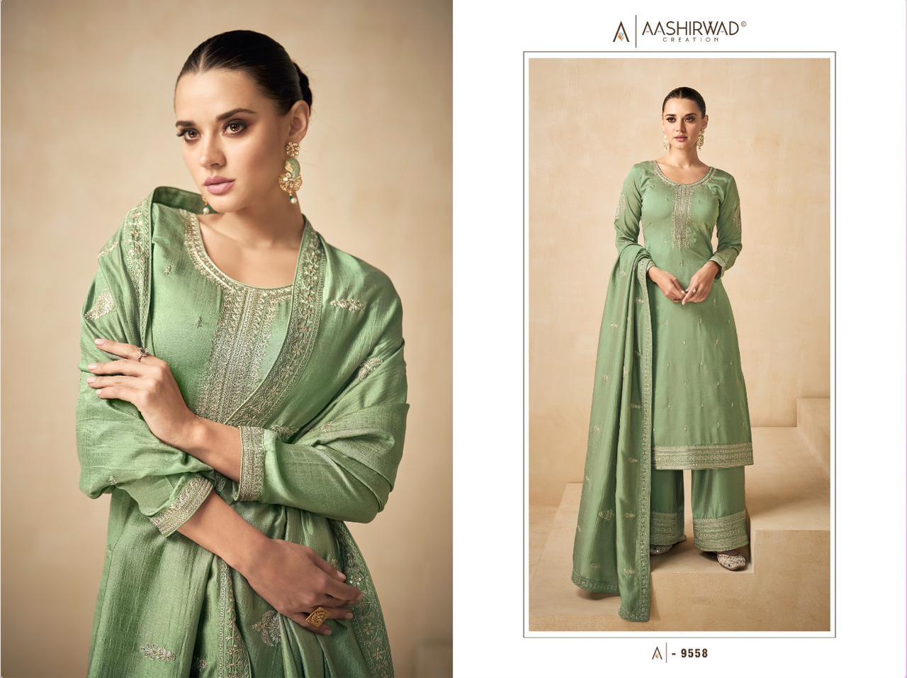 Premium Silk Designer Punjabi Suits