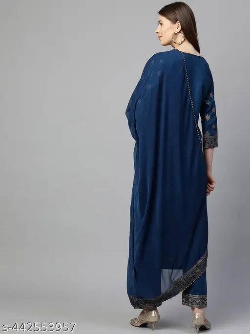 woman kurti set and dupatta women kurta sets with dupatta